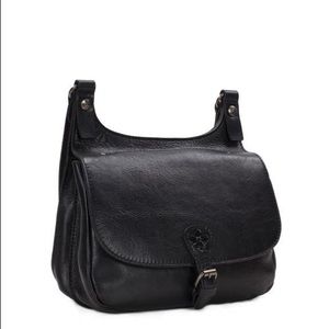 NWOT Patricia Nash London saddle black crossbody